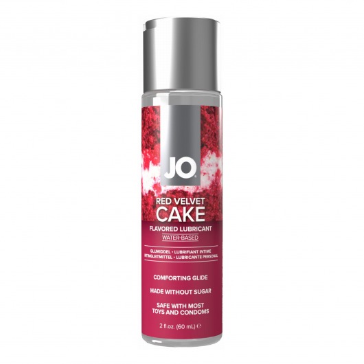 Лубрикант на водной основе JO H2O Red Velvet Cake Flavored Lubricant - 60 мл. - System JO - купить с доставкой в Йошкар-Оле