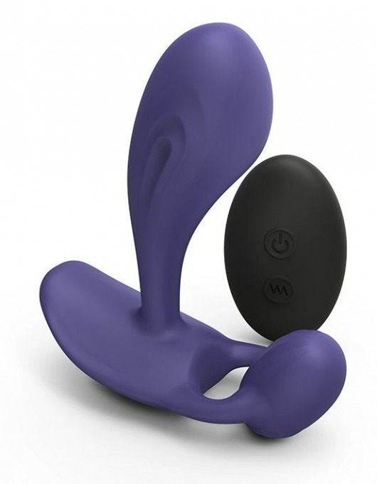 Темно-синий вибромассажер Witty P G Vibrator with Remote Control - Love to Love - в Йошкар-Оле купить с доставкой