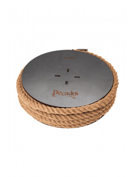 Джутовая веревка для шибари на катушке - 10 м. - Pecado - купить с доставкой в Йошкар-Оле