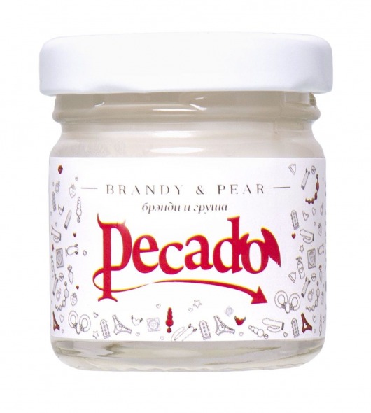 Массажная свеча Brandy   Pear - 35 мл. - Pecado - купить с доставкой в Йошкар-Оле