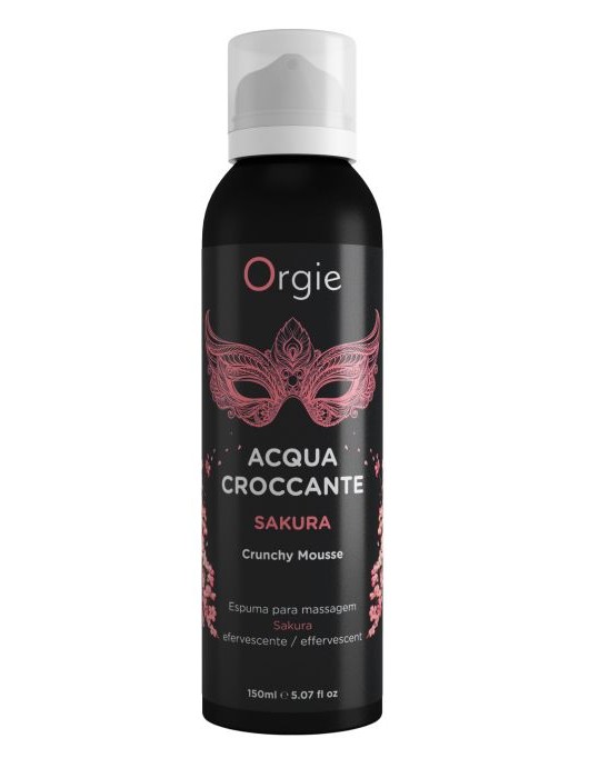 Хрустящая пенка для массажа Orgie Acqua Croccante Sakura с ароматом сакуры - 150 мл. - ORGIE - купить с доставкой в Йошкар-Оле