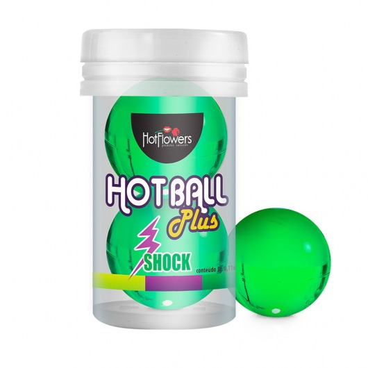 Лубрикант на силиконовой основе Hot Ball Plus с покалывающим эффектом (2 шарика по 3 гр.) - HotFlowers - купить с доставкой в Йошкар-Оле