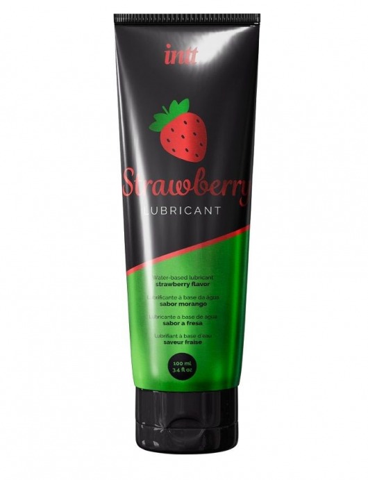 Смазка на водной основе с ароматом клубники Strawberry Lubricant - 100 мл. - INTT - купить с доставкой в Йошкар-Оле