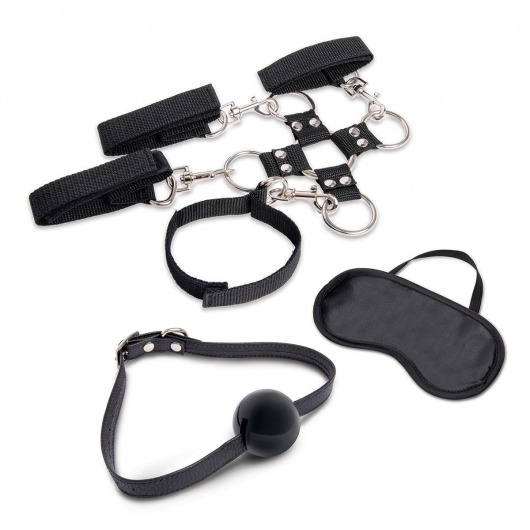 Набор для фиксации из 7 предметов Hogtie   Ball Gag Kit - Lux Fetish - купить с доставкой в Йошкар-Оле