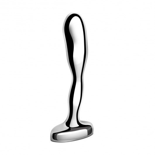 Стальной стимулятор простаты Stainless Steel Prostate Plug - 11,5 см. - b-Vibe - в Йошкар-Оле купить с доставкой