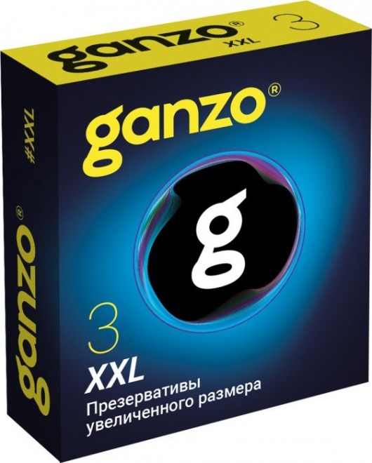 Презервативы увеличенного размера Ganzo XXL - 3 шт. - Ganzo - купить с доставкой в Йошкар-Оле