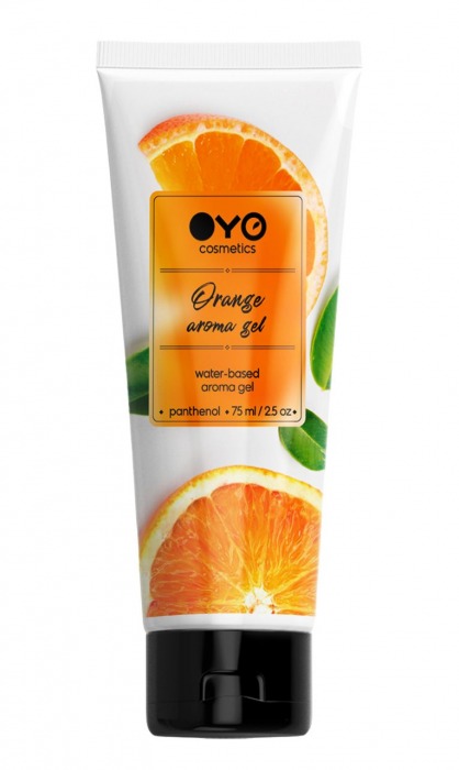 Лубрикант на водной основе OYO Aroma Gel Orange с ароматом апельсина - 75 мл. - OYO - купить с доставкой в Йошкар-Оле