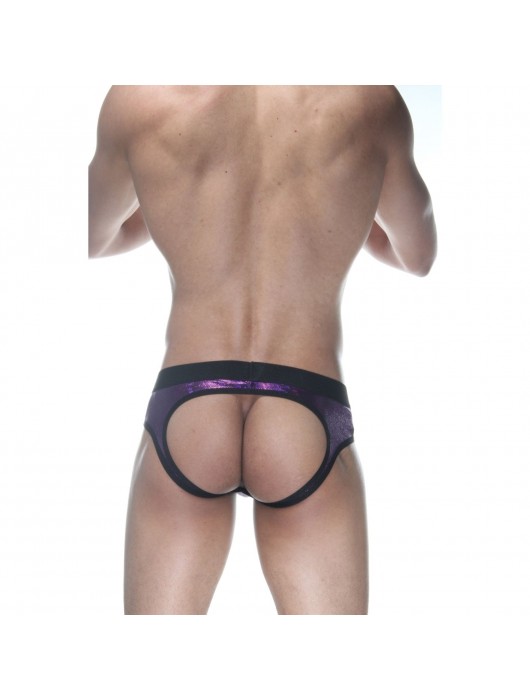 Сексуальные фиолетовые блестящие трусы-джоки - Don Moris купить с доставкой