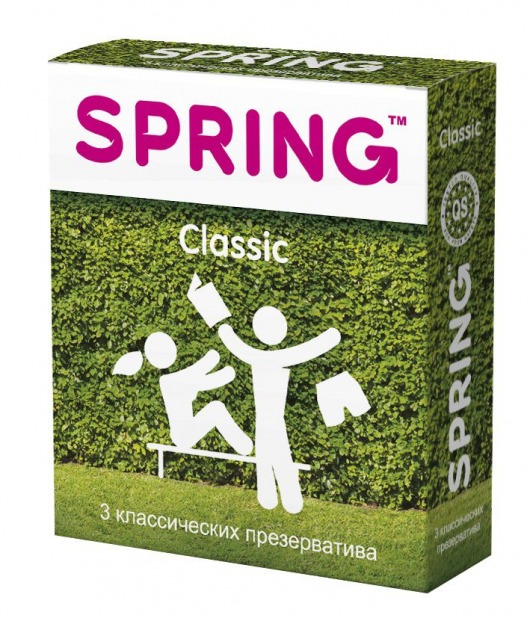 Классические презервативы SPRING CLASSIC - 3 шт. - SPRING - купить с доставкой в Йошкар-Оле