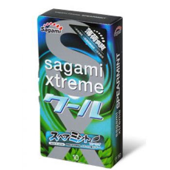 Презервативы Sagami Xtreme Mint с ароматом мяты - 10 шт. - Sagami - купить с доставкой в Йошкар-Оле