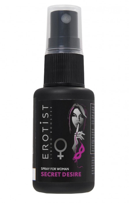 Возбуждающий спрей для женщин Erotist Secret Desire - 30 мл. - Erotist Libido Booster - купить с доставкой в Йошкар-Оле