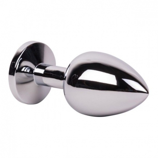 Большой стальной плаг с розовым кристаллом Pink Bubble Gum - 9,5 см. - Erotic Fantasy - купить с доставкой в Йошкар-Оле