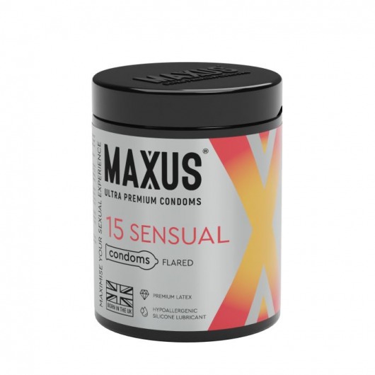 Анатомические презервативы MAXUS Sensual - 15 шт. - Maxus - купить с доставкой в Йошкар-Оле