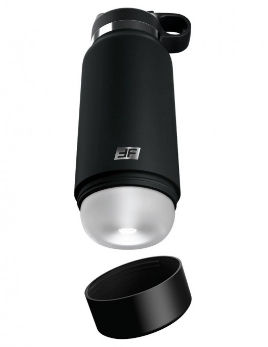 Черный мастурбатор в виде бутылки Fap Flask - Pipedream - в Йошкар-Оле купить с доставкой