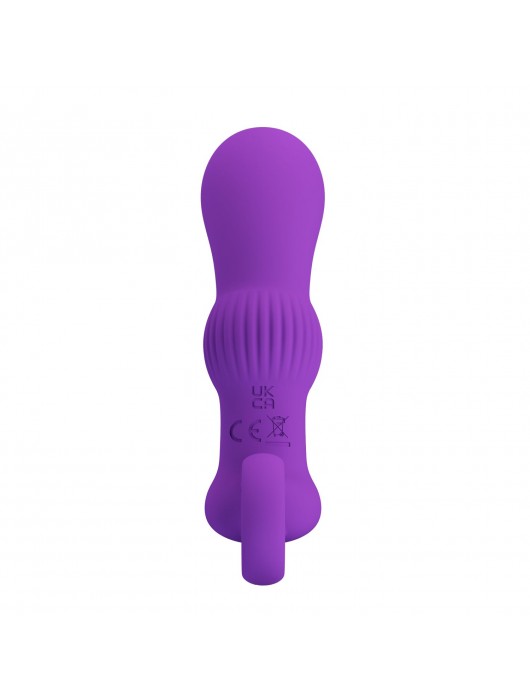 Фиолетовый вибромассажёр для массажа простаты Cayla - 11,2 см. - Baile - в Йошкар-Оле купить с доставкой