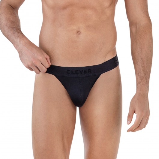 Черные трусы-танга Deseo Brief - Clever Masculine Underwear купить с доставкой