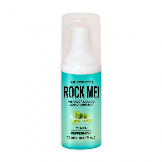 Жидкий вибратор Nuei Rock Me! с ароматом мяты - 20 мл. - Nuei cosmetics - купить с доставкой в Йошкар-Оле