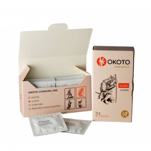 Презервативы OKOTO Classic - 12 шт. - Sitabella - купить с доставкой в Йошкар-Оле