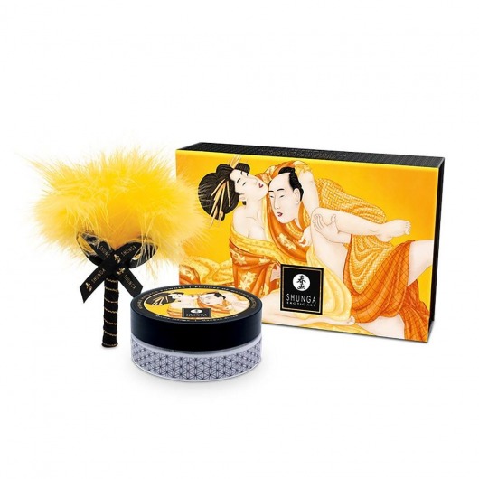 Массажная пудра с ароматом манго Luscious Mango - Shunga - купить с доставкой в Йошкар-Оле
