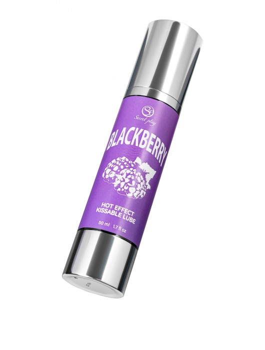 Массажное масло 2-в-1 Blackberry Hot Effect с разогревающим эффектом и вкусом ежевики - 50 мл. - Secret Play - купить с доставкой в Йошкар-Оле