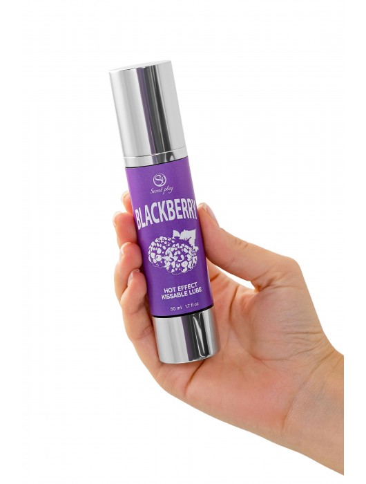 Массажное масло 2-в-1 Blackberry Hot Effect с разогревающим эффектом и вкусом ежевики - 50 мл. - Secret Play - купить с доставкой в Йошкар-Оле