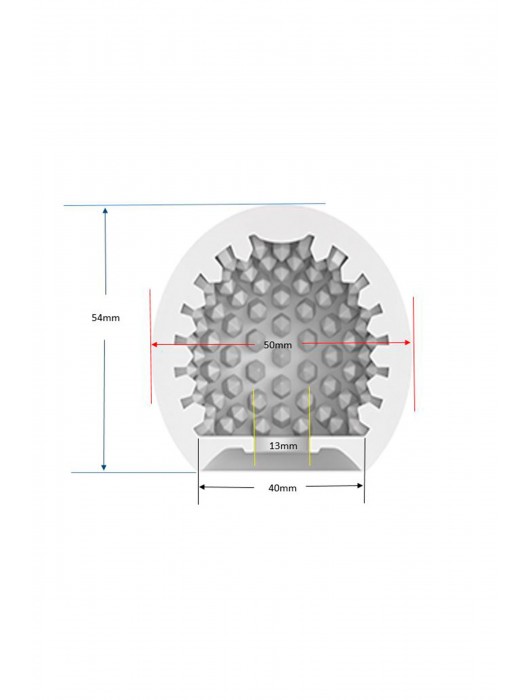 Белый мастурбатор-шар Lucky Ball Type 2 - MALESATION - в Йошкар-Оле купить с доставкой