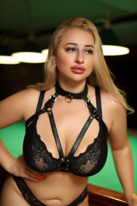 Черная кожаная сбруя с ошейником plus size из нежной кожи - БДСМ Арсенал - купить с доставкой в Йошкар-Оле