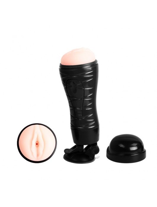 Мастурбатор-вагина Flora с присоской в основании - Baile - в Йошкар-Оле купить с доставкой