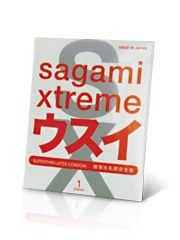 Ультратонкий презерватив Sagami Xtreme SUPERTHIN - 1 шт. - Sagami - купить с доставкой в Йошкар-Оле