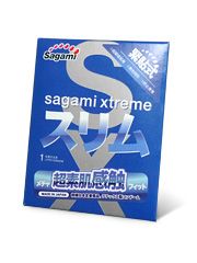 Презерватив Sagami Xtreme FEEL FIT 3D - 1 шт. - Sagami - купить с доставкой в Йошкар-Оле