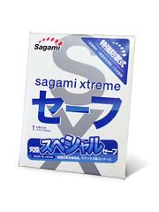 Презерватив Sagami Xtreme Ultrasafe с двойным количеством смазки - 1 шт. - Sagami - купить с доставкой в Йошкар-Оле