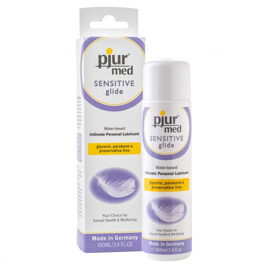 Лубрикант для чувствительной кожи pjur MED Sensitive glide - 100 мл. - Pjur - купить с доставкой в Йошкар-Оле