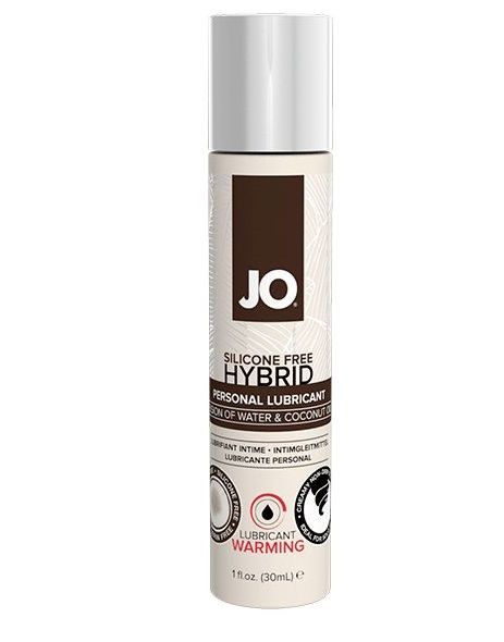 Водно-масляный лубрикант с разогревающим эффектом JO Silicone Free Hybrid Lubricant WARMING  - 30 мл. - System JO - купить с доставкой в Йошкар-Оле