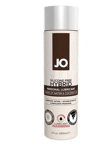 Водно-масляный лубрикант с разогревающим эффектом Hybrid Lubricant WARMING - 120 мл. - System JO - купить с доставкой в Йошкар-Оле