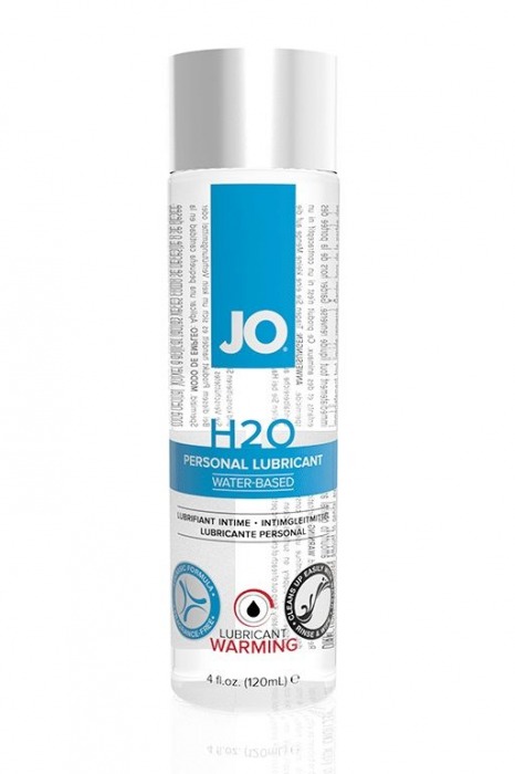 Возбуждающий лубрикант на водной основе JO Personal Lubricant H2O Warming - 120 мл. - System JO - купить с доставкой в Йошкар-Оле