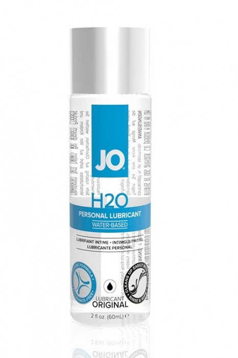 Нейтральный лубрикант на водной основе JO Personal Lubricant H2O - 60 мл. - System JO - купить с доставкой в Йошкар-Оле