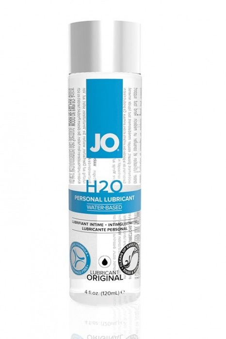 Нейтральный лубрикант на водной основе JO Personal Lubricant H2O - 120 мл. - System JO - купить с доставкой в Йошкар-Оле