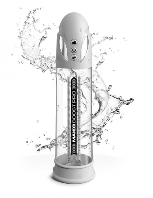 Белая вакуумная автоматическая помпа Max Boost Pro Flow - Pipedream - в Йошкар-Оле купить с доставкой
