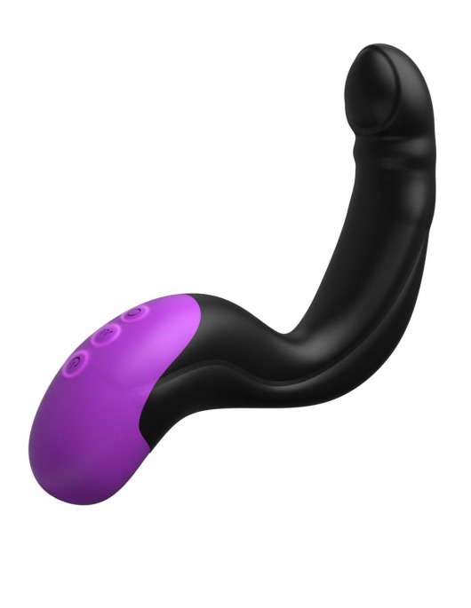 Черно-фиолетовый вибромассажёр простаты Hyper-Pulse P-Spot Massager - Pipedream - в Йошкар-Оле купить с доставкой