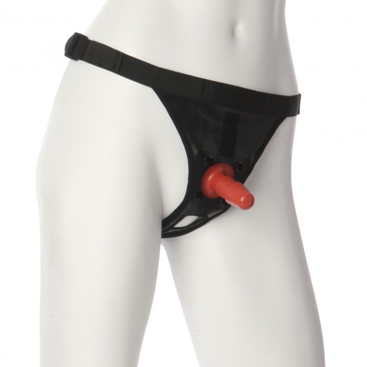 Трусики со штырьком для фиксации насадок Ultra Harness with Plug - Doc Johnson - купить с доставкой в Йошкар-Оле