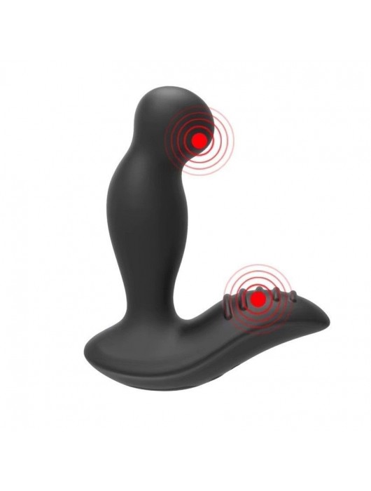 Черный вибромассажер простаты 3,5’’ P-spot Massager - 12,5 см. - Erokay - в Йошкар-Оле купить с доставкой