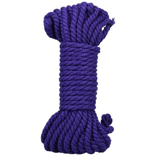 Фиолетовая верёвка для связывания и фиксации Bind Tie - 9,14 м. - Doc Johnson - купить с доставкой в Йошкар-Оле