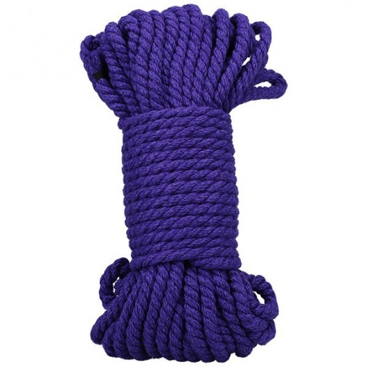 Фиолетовая верёвка для связывания и фиксации Bind Tie - 15,24 м. - Doc Johnson - купить с доставкой в Йошкар-Оле