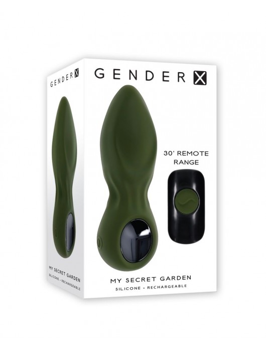 Анальный вибростимулятор My Secret Garden - 14,6 см. - Gender X