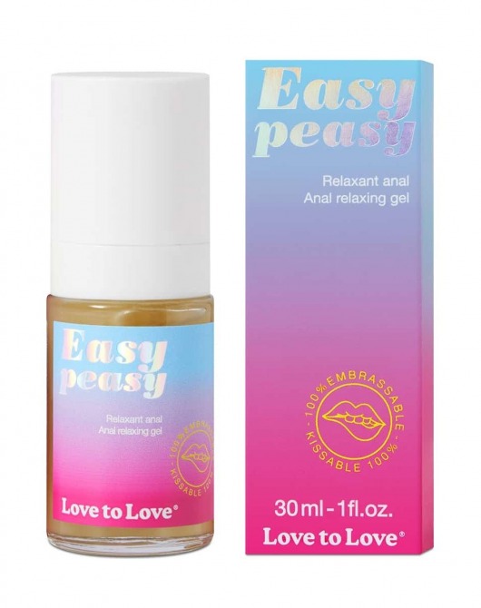 Анальный расслабляющий гель Easy Peasy - 30 мл. - Love to Love - купить с доставкой в Йошкар-Оле