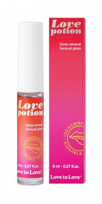 Возбуждающий блеск для губ Love Potion - 8 мл. - Love to Love - купить с доставкой в Йошкар-Оле