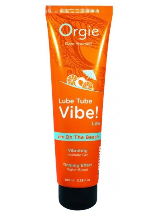 Гель с эффектом вибрации Lube Tube Vibe Low Sex On The Beach - 100 мл. - ORGIE - купить с доставкой в Йошкар-Оле