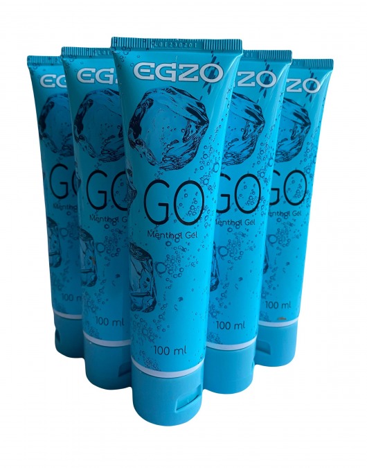 Набор из 5 пролонгирующих лубрикантов на водной основе Egzo Go (по 100 мл.) - EGZO - купить с доставкой в Йошкар-Оле