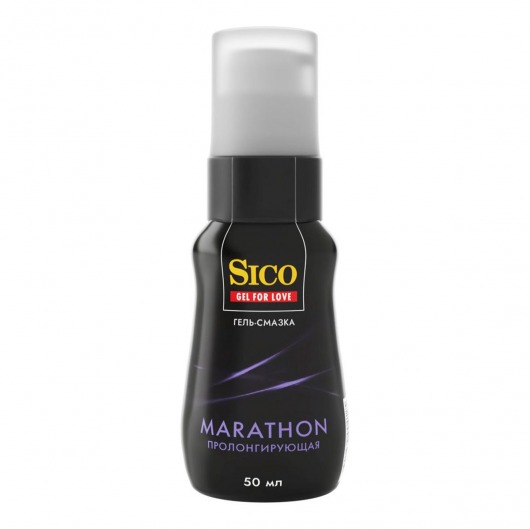 Пролонгирующая гель-смазка Sico Marathon - 50 мл. - Sico - купить с доставкой в Йошкар-Оле
