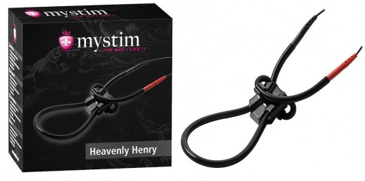 Эрекционное лассо для электростимуляции HEAVENLY HENRY - MyStim - купить с доставкой в Йошкар-Оле